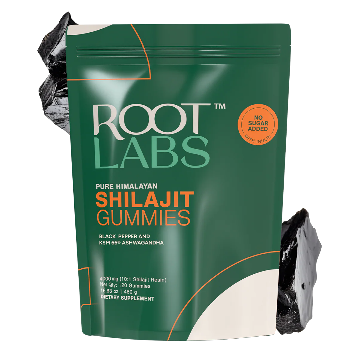 ROOT LABS 10-in-1 Alpha Shilajit Gummies | 4000 mg Pure Himalayan Shilajit with Tongkat Ali & Maca Root | for Men & Women | ShilAbsorb Bioavailability Tech | Sugar-Free, Vegan | 120 Gummies