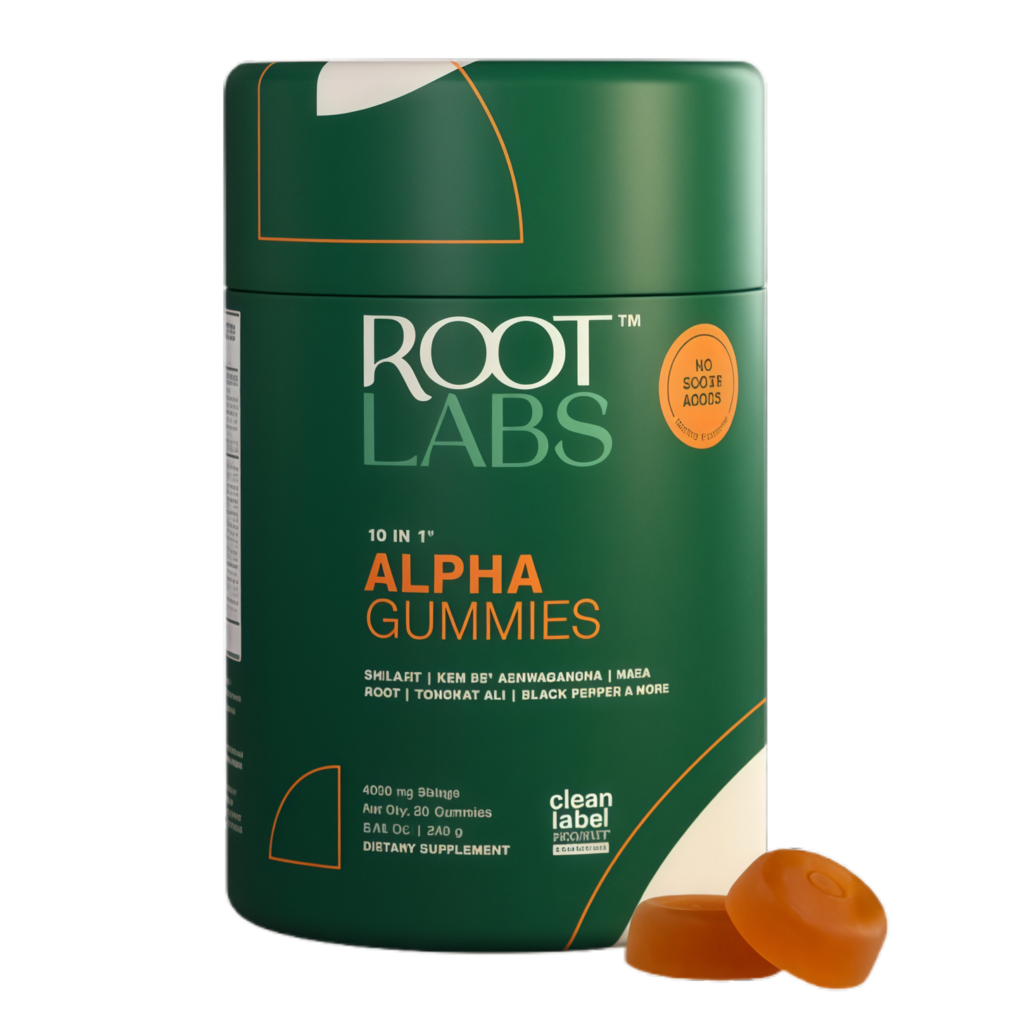 ROOT LABS 10-in-1 Alpha Shilajit Gummies | 4000 mg Pure Himalayan Shilajit with Tongkat Ali & Maca Root | for Men & Women | ShilAbsorb Bioavailability Tech | Sugar-Free, Vegan | 60 Gummies